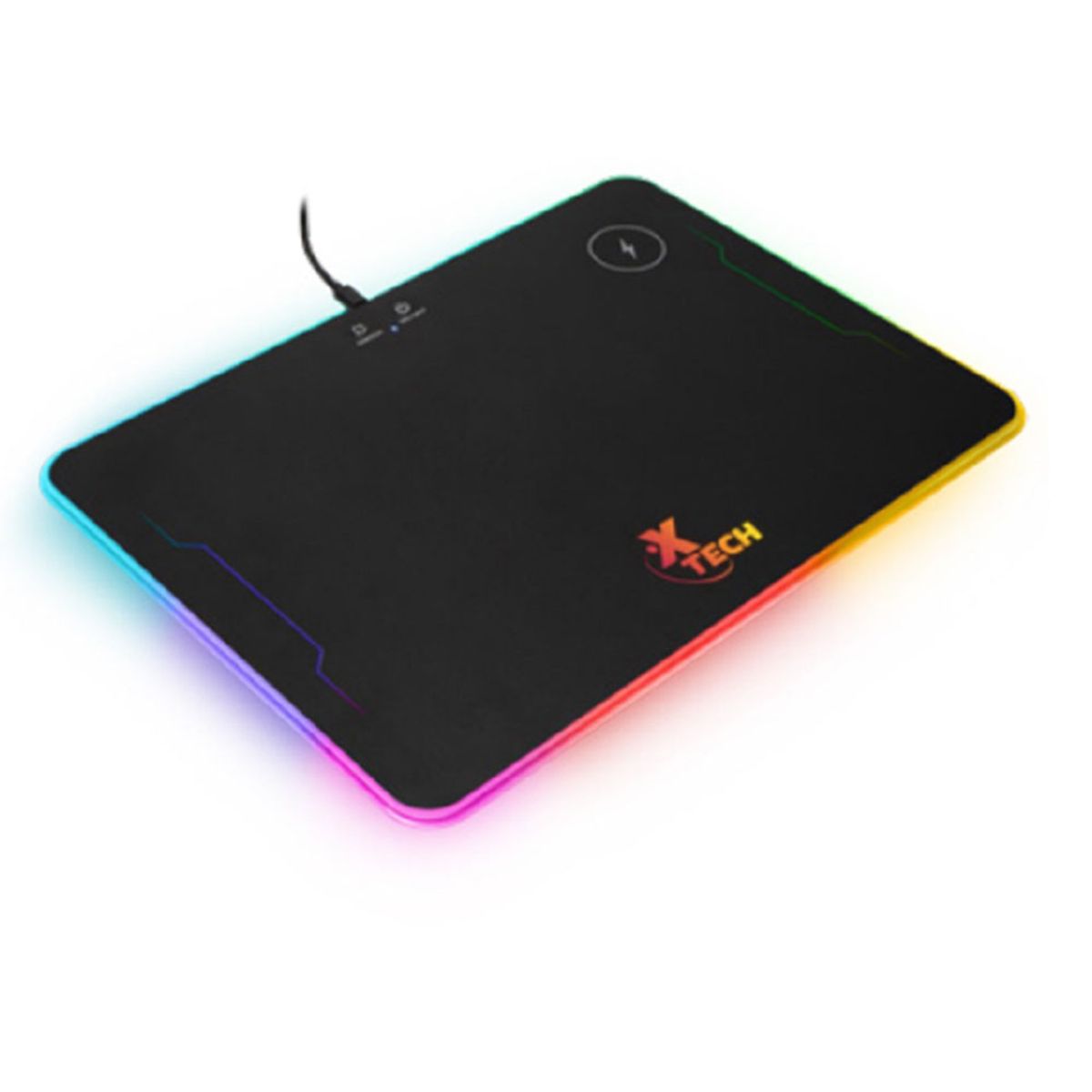 XTECH - MOUSEPAD GAMING CON LUCES LED XTECH XTA-201 NEGRO