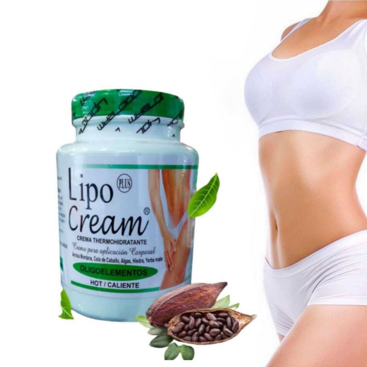 SM - Crema Reductora Lipocream Quema Grasa Reduce Medidas - VERDE