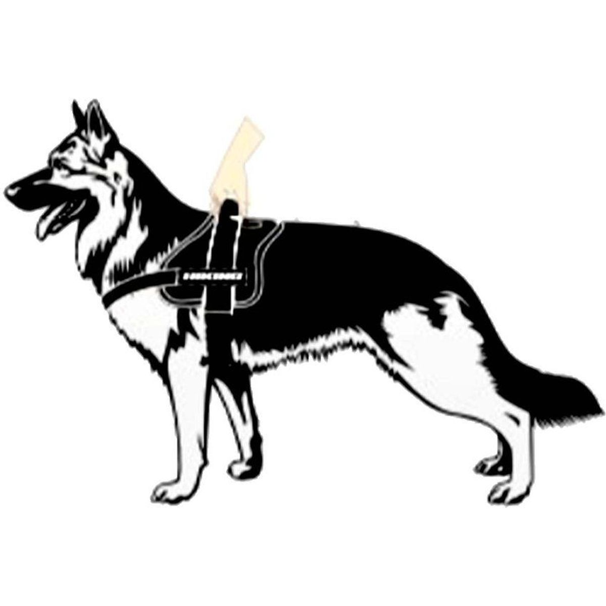 CROCI - Arnés para Perros con Asa Superior 56 - 76 CM