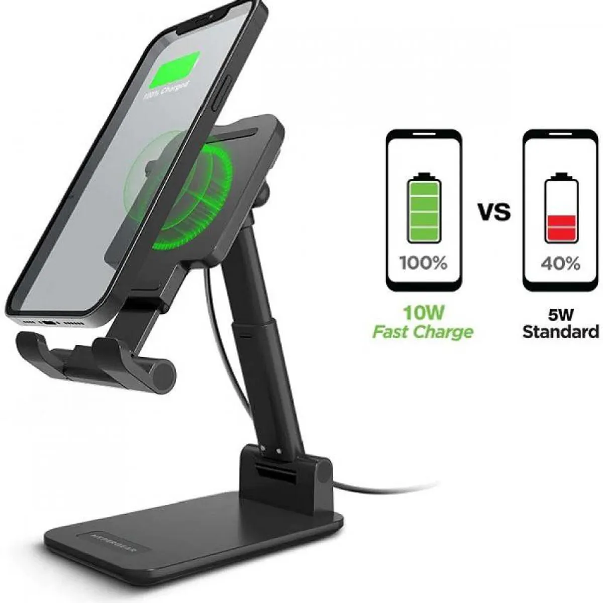 HYPERGEAR - CARGADOR INALAMBRICO HYPERGEAR 10W IPHONE SE-11-12-13-13PRO-13PRO MAX