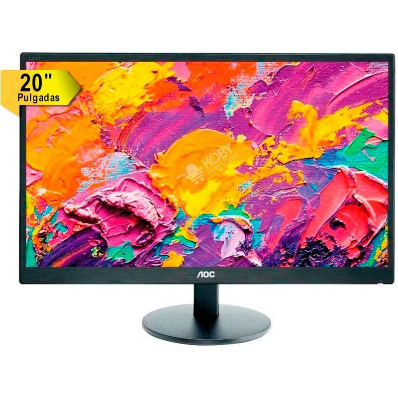 AOC - Monitor 20 aoc e2070swhn vga hdmi 60hz