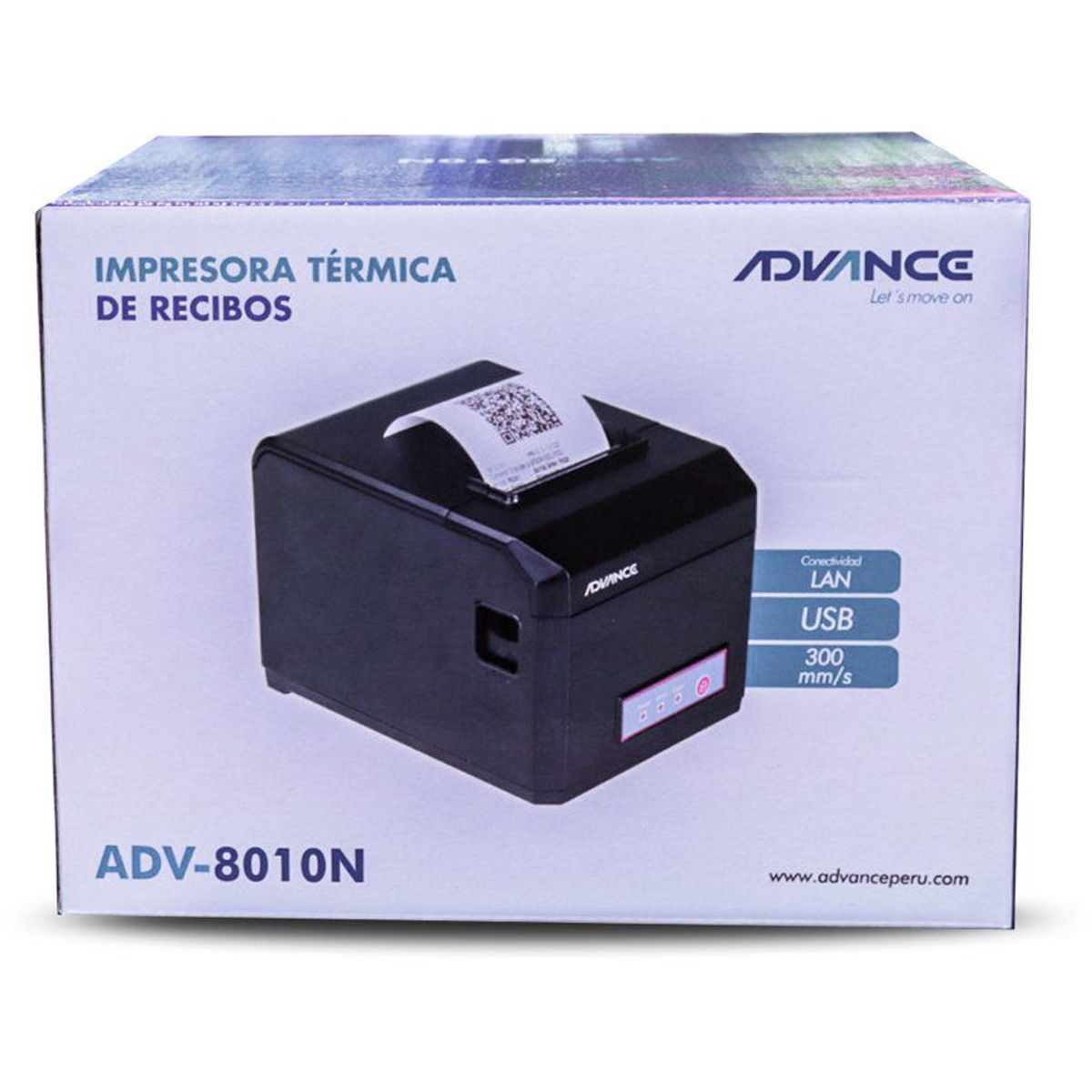 ADVANCE - Impresora térmica advance adv-8010n etiquetera de 80mm - boleta