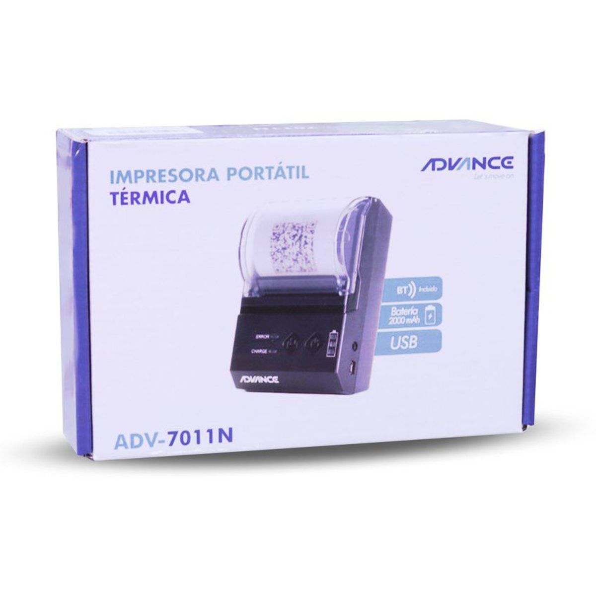 ADVANCE - Impresora térmica portatil advance 7011n bluetooth 58mm