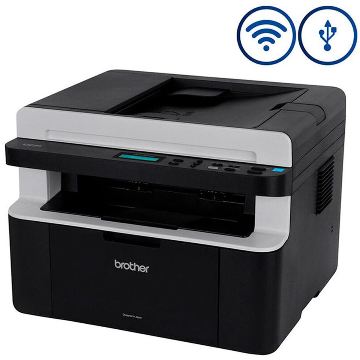 BROTHER - Impresora multifunción laser brother dcp-1617nw wifi - negro