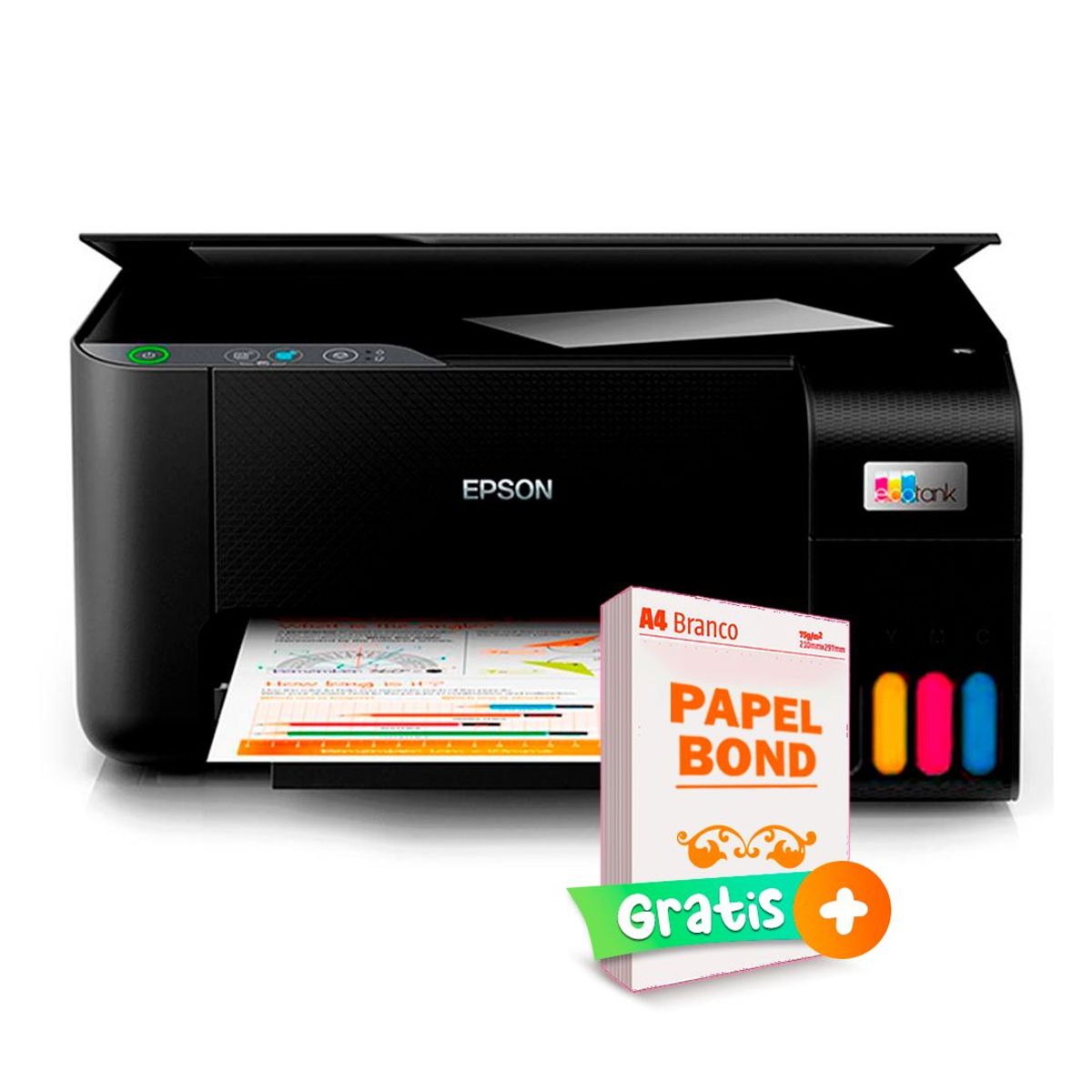EPSON - Impresora epson l3210 ecotank imprime copiadora escáner