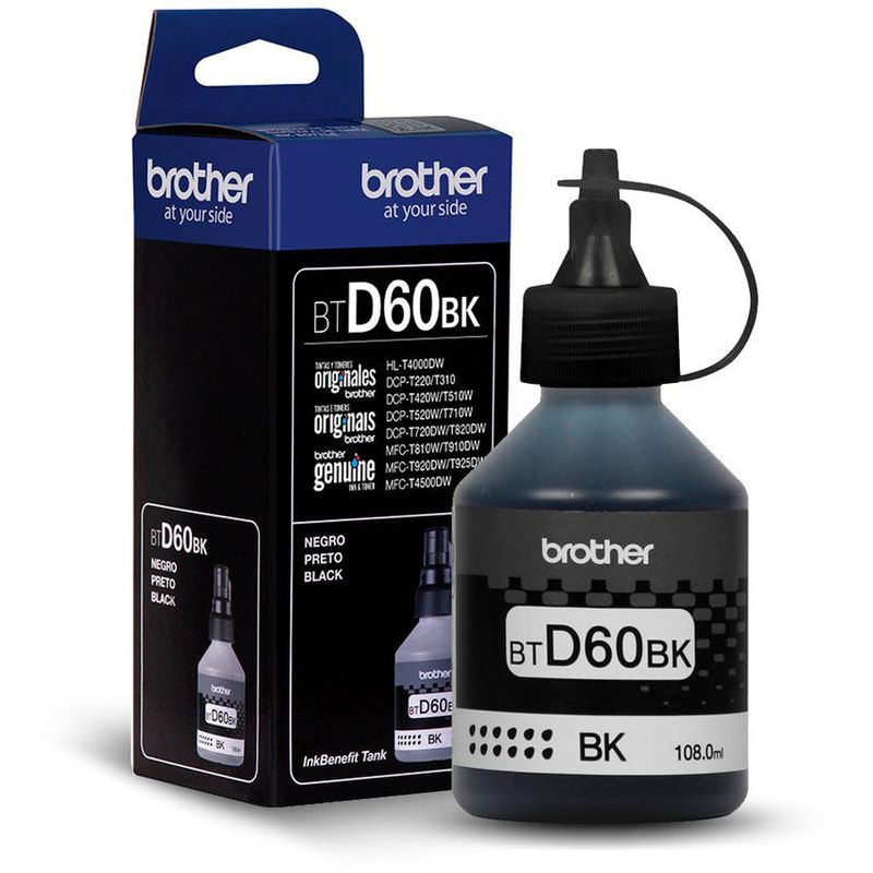 BROTHER - Tinta brother d60 t4500dw t920dw t820dw t710w t720dwt510w - negro