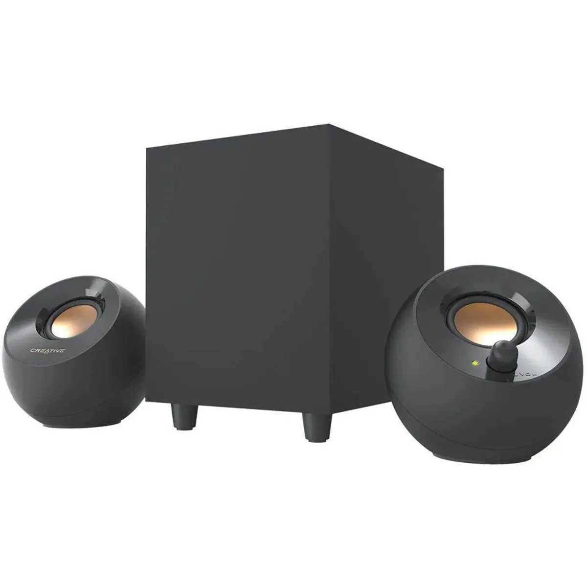 CREATIVE - Parlante creative 2.1 pebble plus 45° 16w - negro