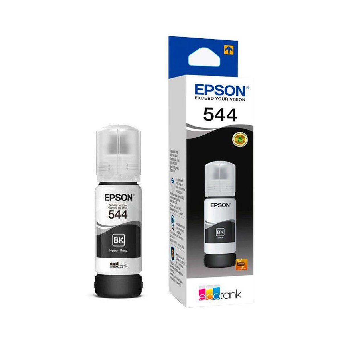 EPSON - Tinta epson 544 negro t544120 l1110/l3110/l3150/3160/5190