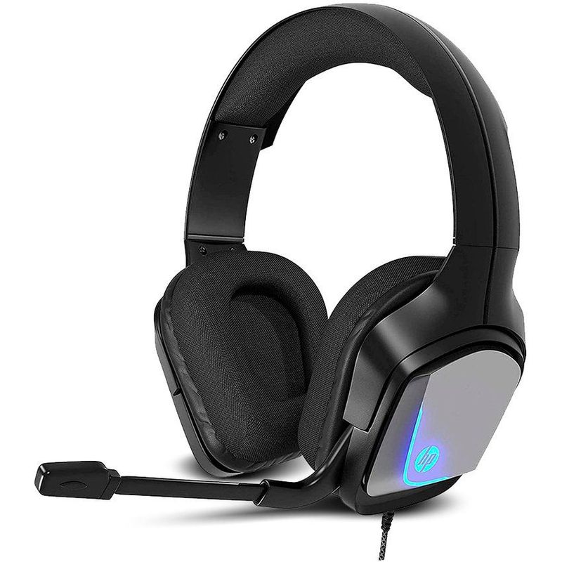 HP - Audífono gamer profesional hp h220 led azul - negro