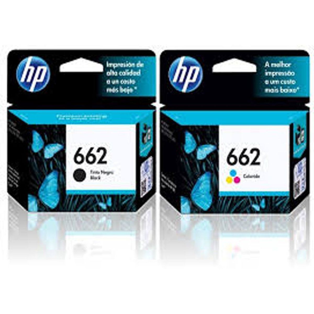 HP - Kit de tintan hp 662 tricolor y negro (cz104al) (cz103al)