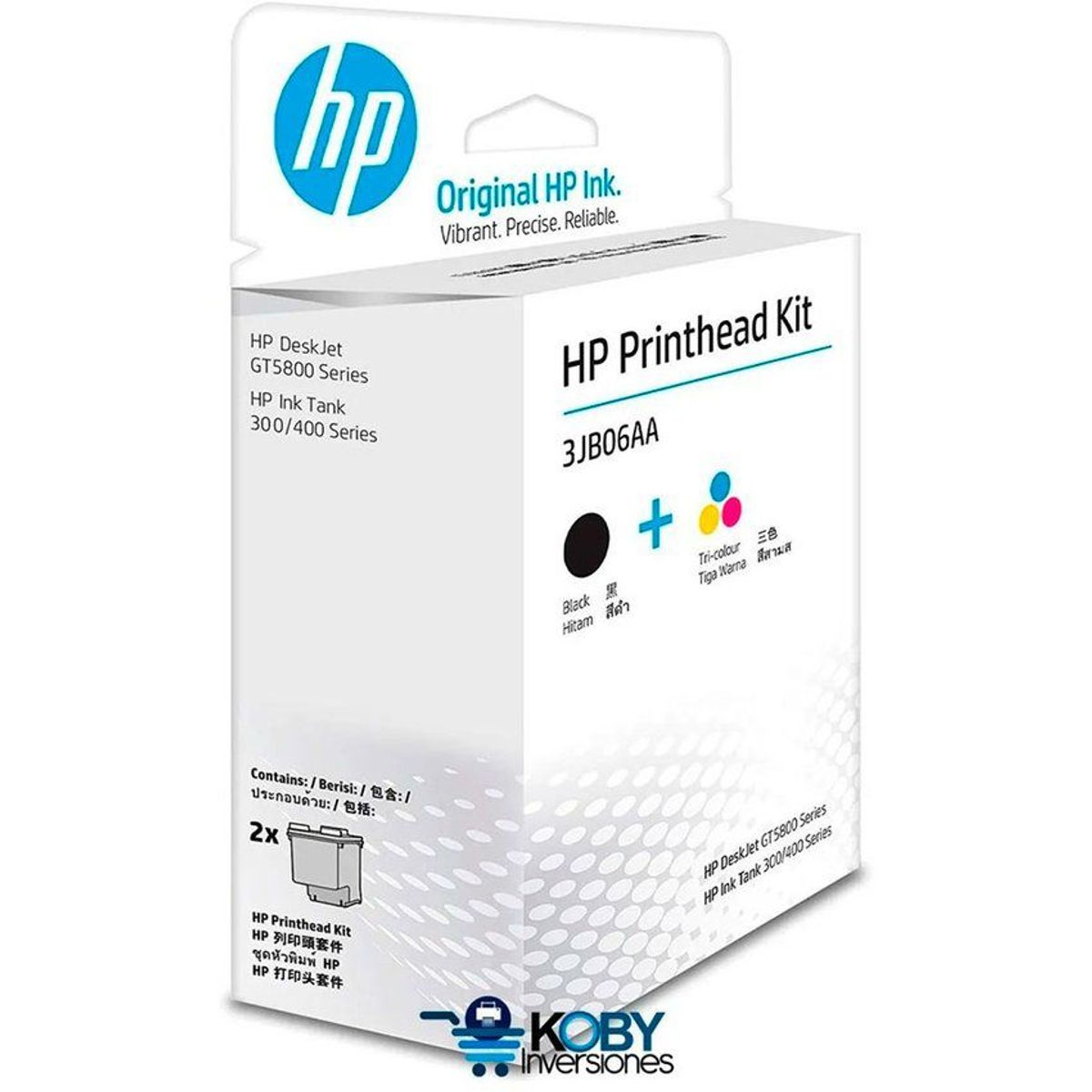 HP - Cabezal hp 3jb06aa gt5820 / 5810 / 315 / 415 m0h51a m0h50a negro – color