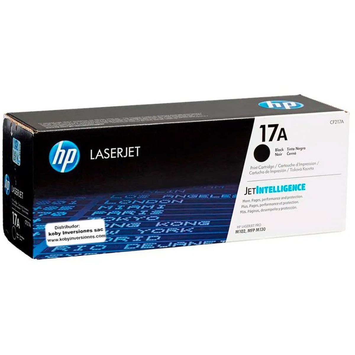 HP - Tóner hp 17a negro 1600 páginas cf217a