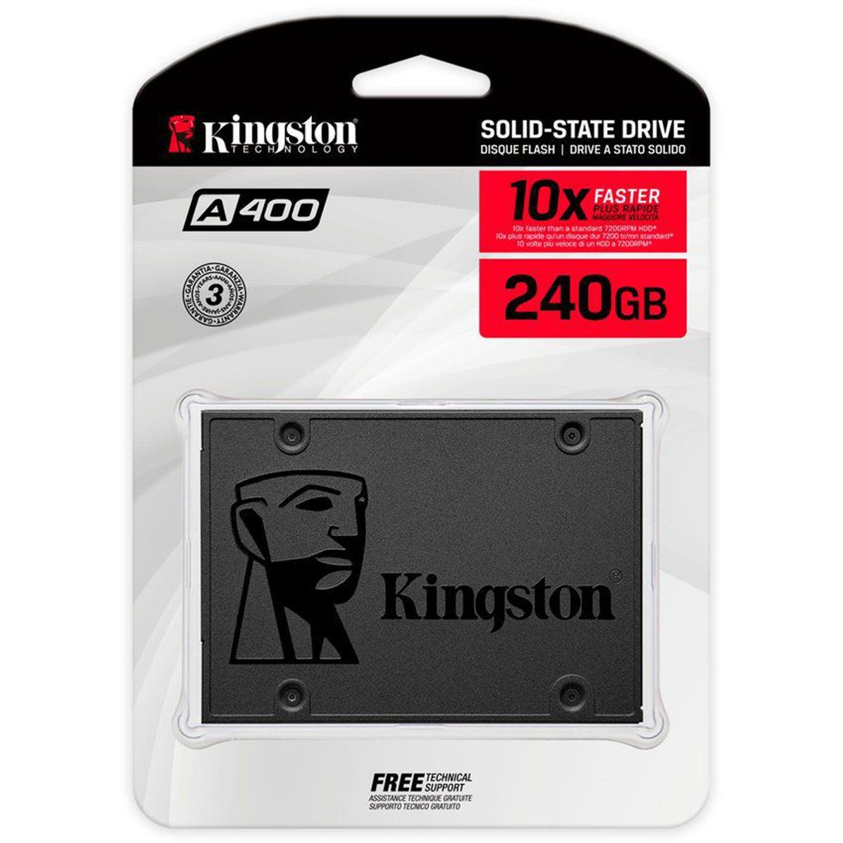 KINGSTON - Disco ssd kingston 240gb  a400 sata