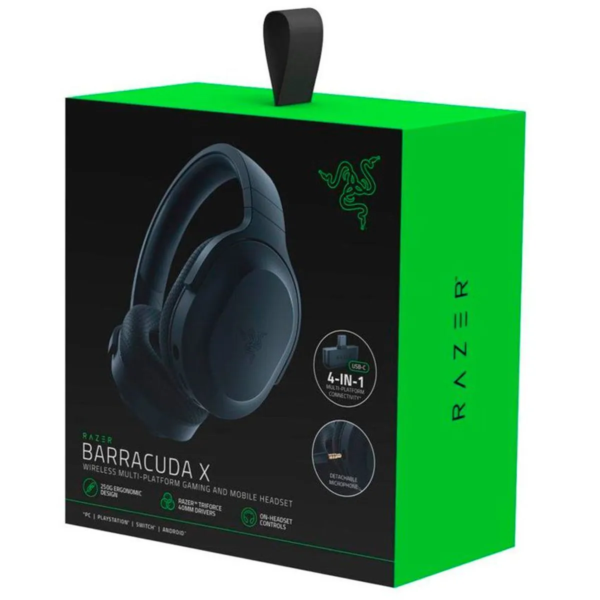 RAZER - audifono gamer Razer barracuda x  Bluetooth inalambrico 7.1 negro