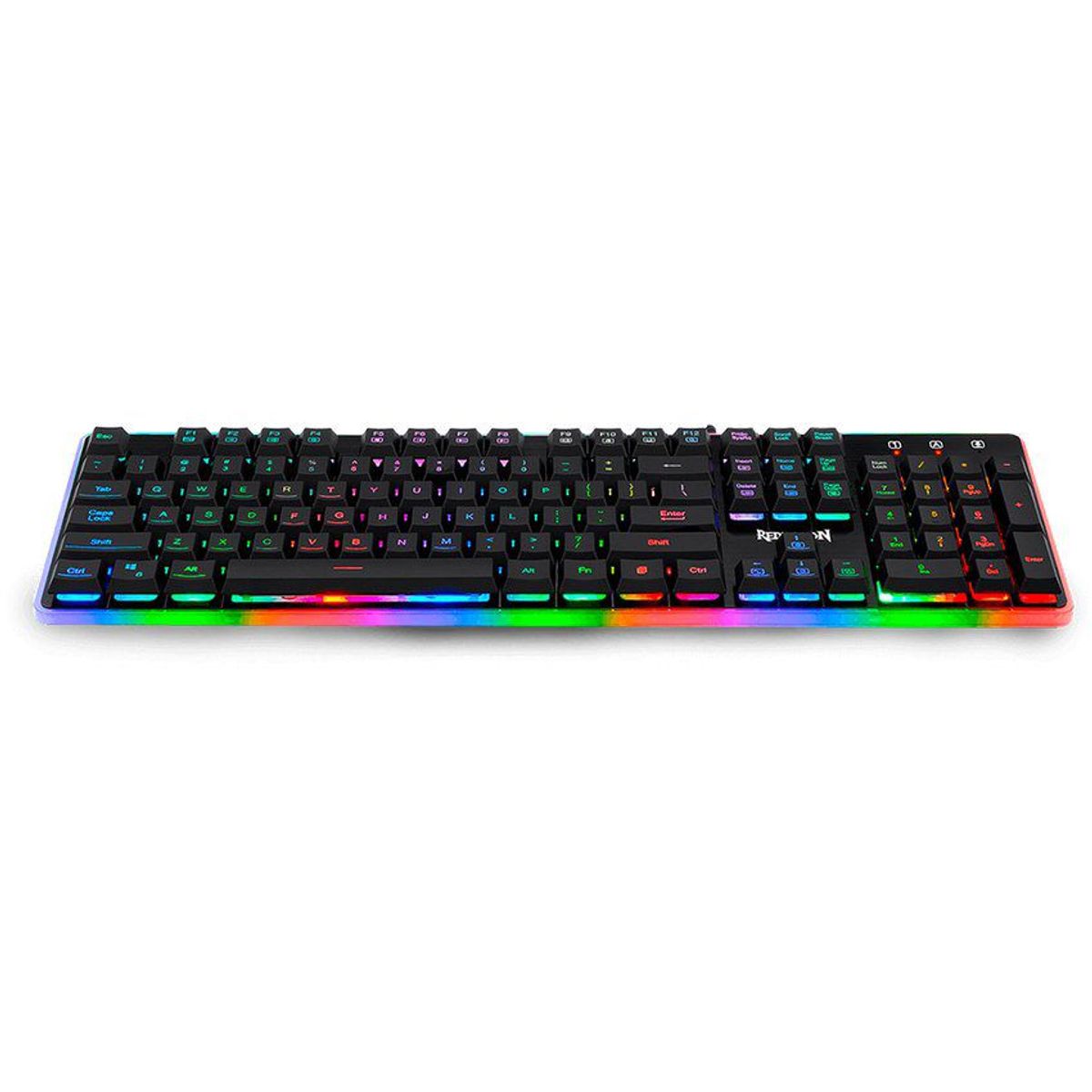 REDRAGON - Teclado semimecánico redragon dyaus k509 - led rgb