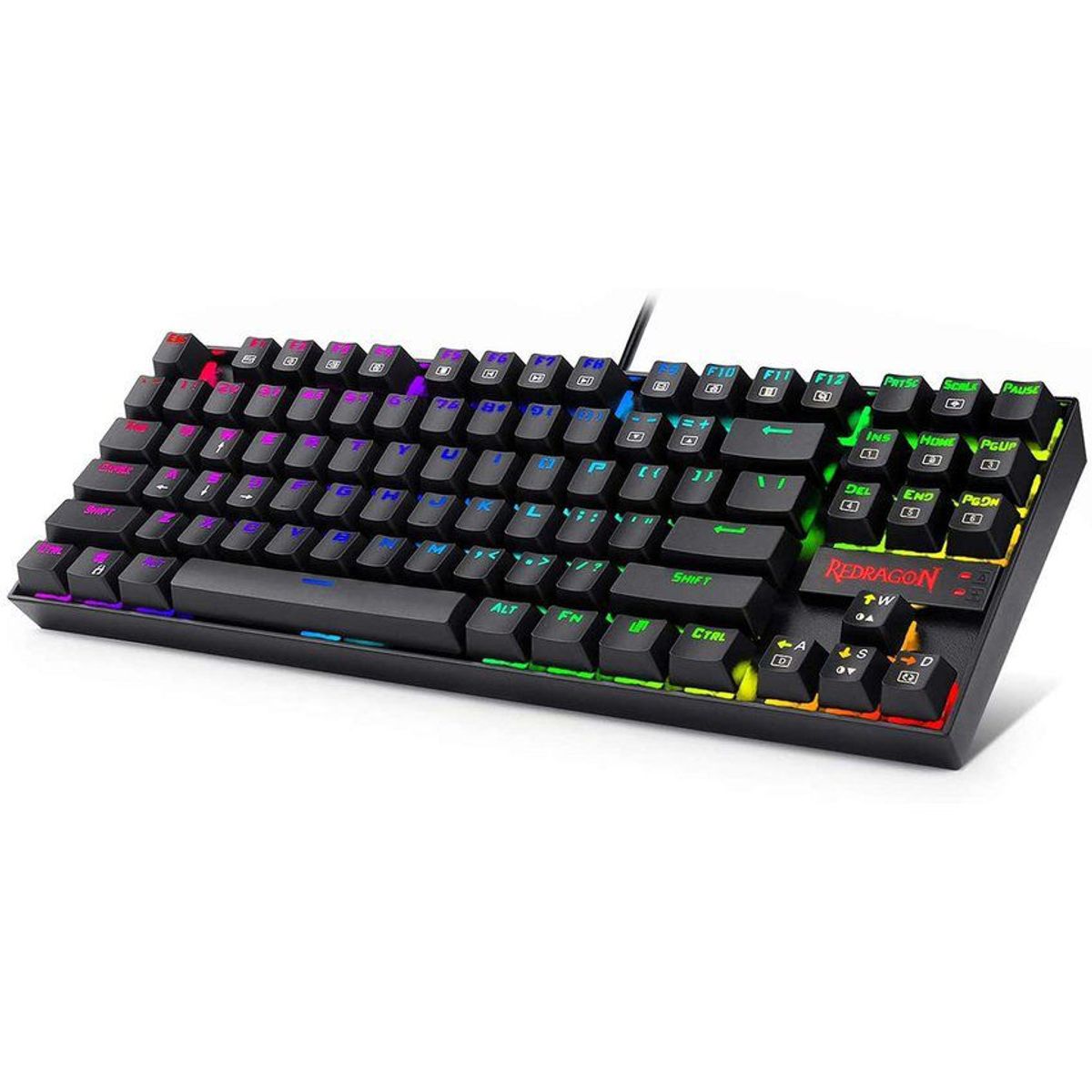 REDRAGON - Teclado mecanico redragon kumara negro swichte blue    k552 rgb
