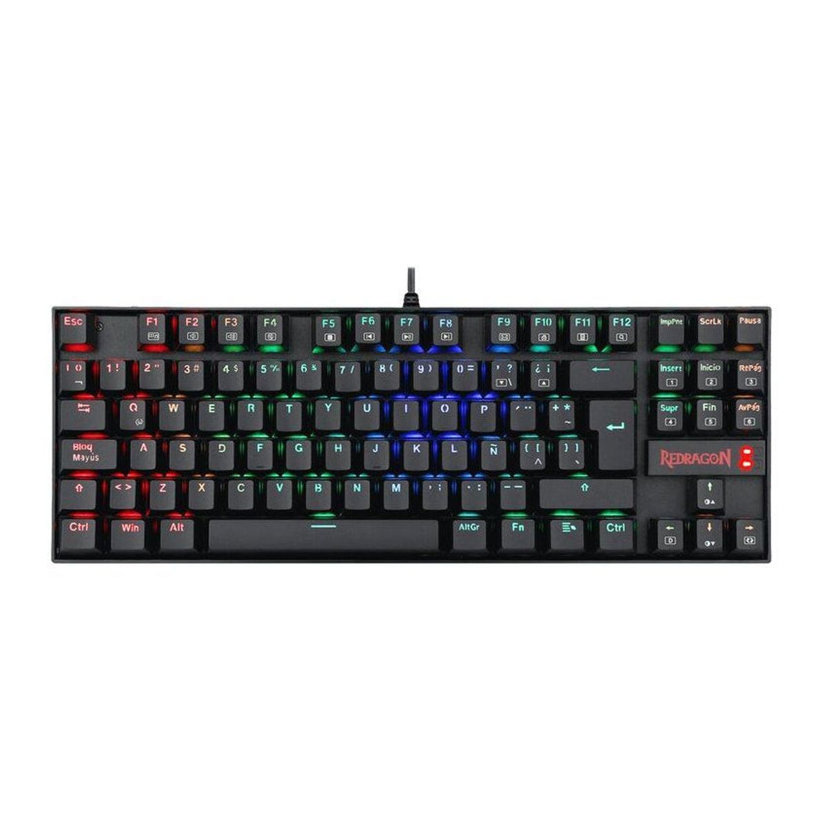 REDRAGON - Teclado mecanico redragon kumara negro swichte blue    k552 rgb