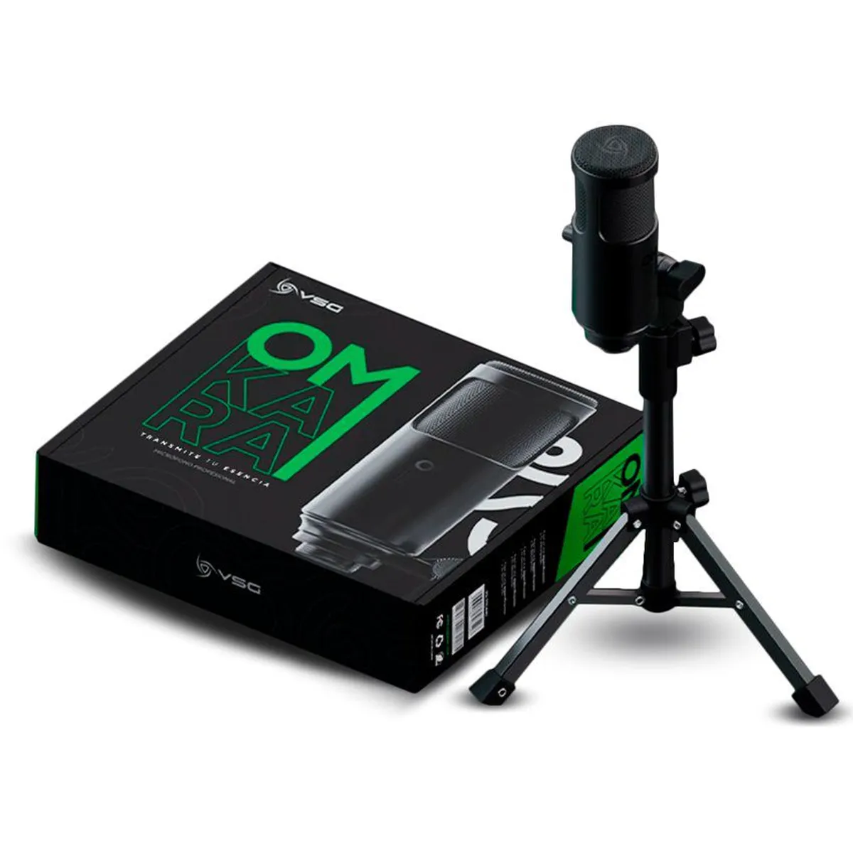 VSG - Micrófono vsg omkara usb condensador cardiode - negro