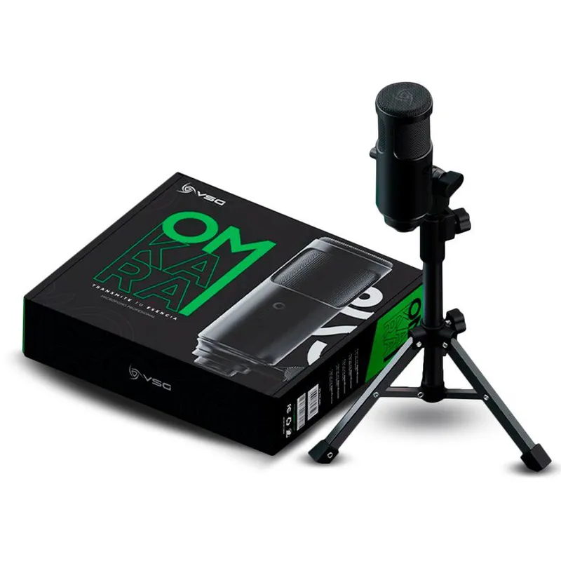 VSG - Micrófono vsg omkara usb condensador cardiode - negro