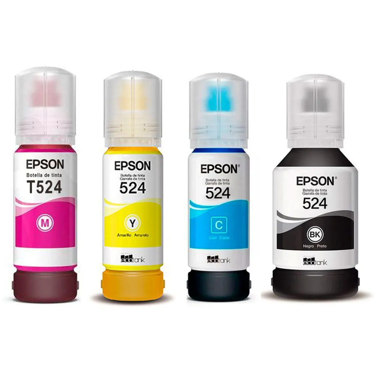 EPSON - Set 4 tintas EPSON ECO TANK T524 originales