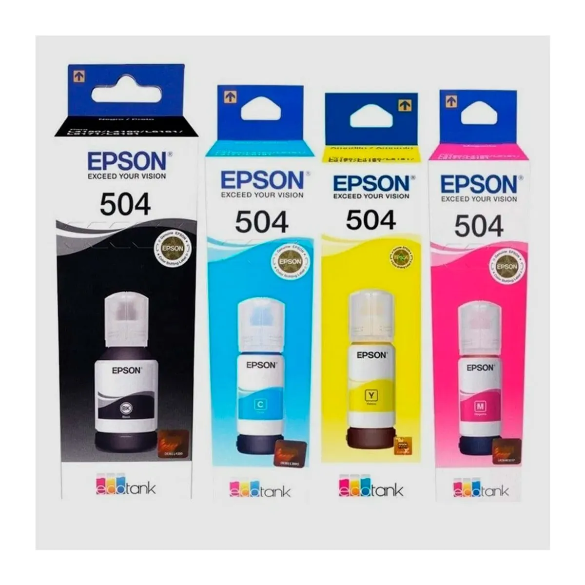 EPSON - Pack tintas EPSON T504 Negro Colores Originales