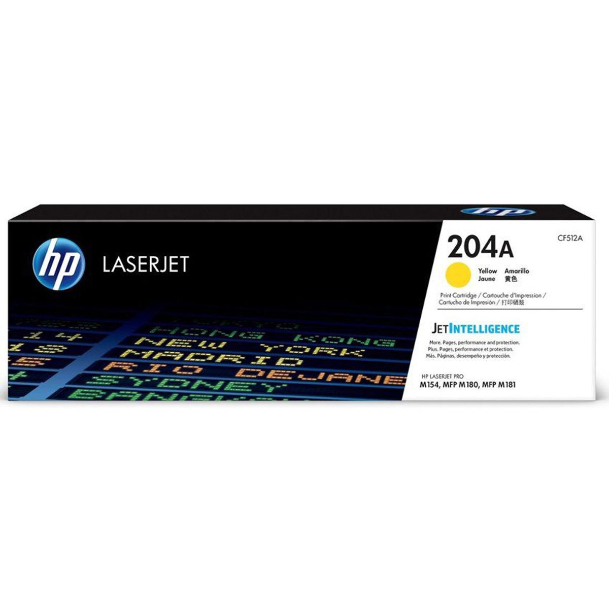 HP - Toner HP 204A para Laserjet M154 M180 M181 - CF512A Amarillo