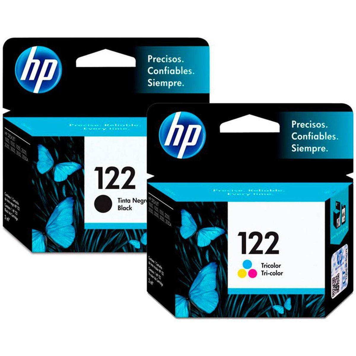 HP - Tinta hp 122 negro + tricolor ch562h ch561hl