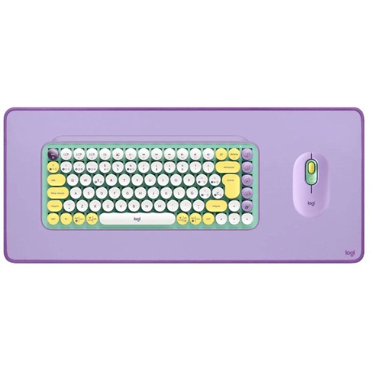 LOGITECH - Kit logitech pop teclado  mouse  pad emojis day dreams
