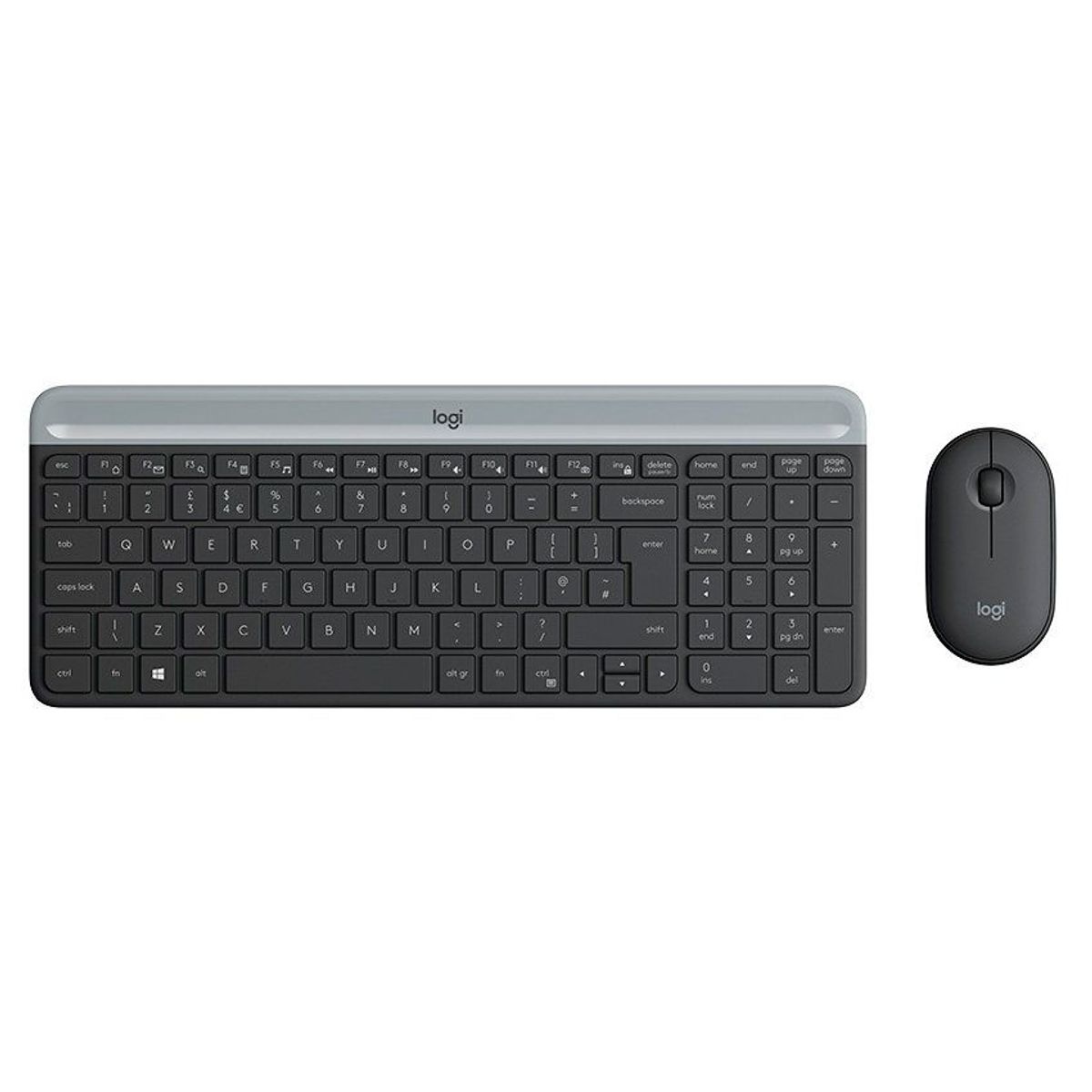 LOGITECH - Kit de teclado y mouse logitech mk470 rf inalámbrico usb español