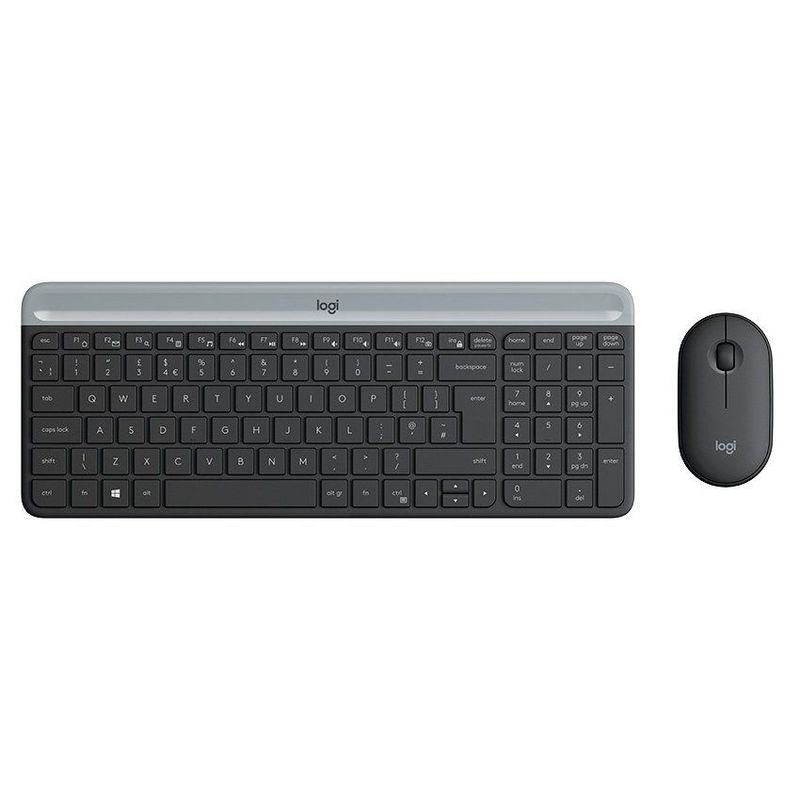 LOGITECH - Kit de teclado y mouse logitech mk470 rf inalámbrico usb español