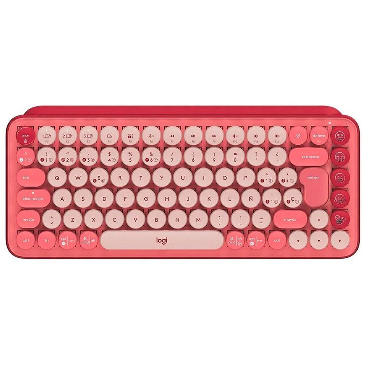 LOGITECH - Kit 2 en 1 logitech pop teclado + mouse emojis heart breaker