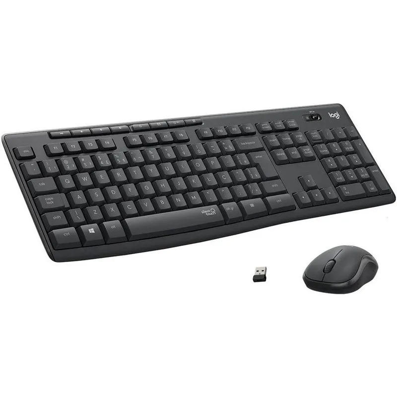 LOGITECH - Kit teclado  mouse inalambrico logitech mk295 - negro