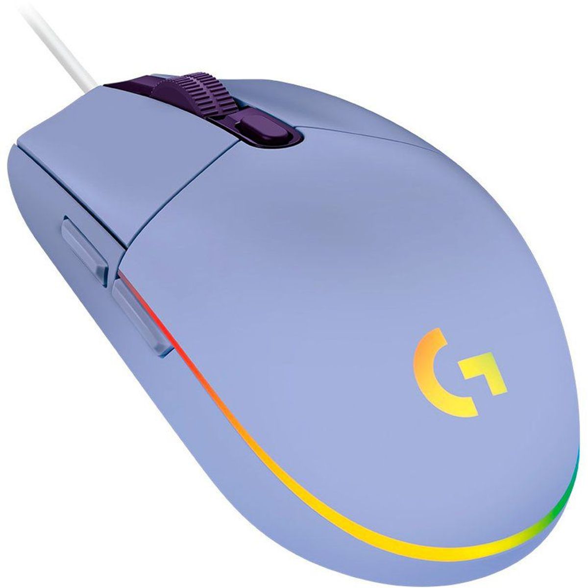 LOGITECH - Logitech g203 mouse gamer lightsync rgb lila