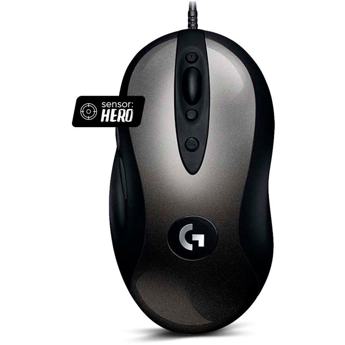 LOGITECH - Logitechg mx518 mouse gamer 16k dpi sensor hero legendary - negro