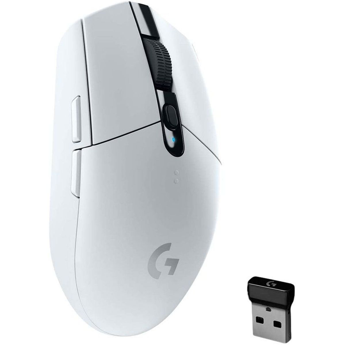 LOGITECH - Mouse gamer logitech g305 inalámbrico usb  12000 dpi blanco