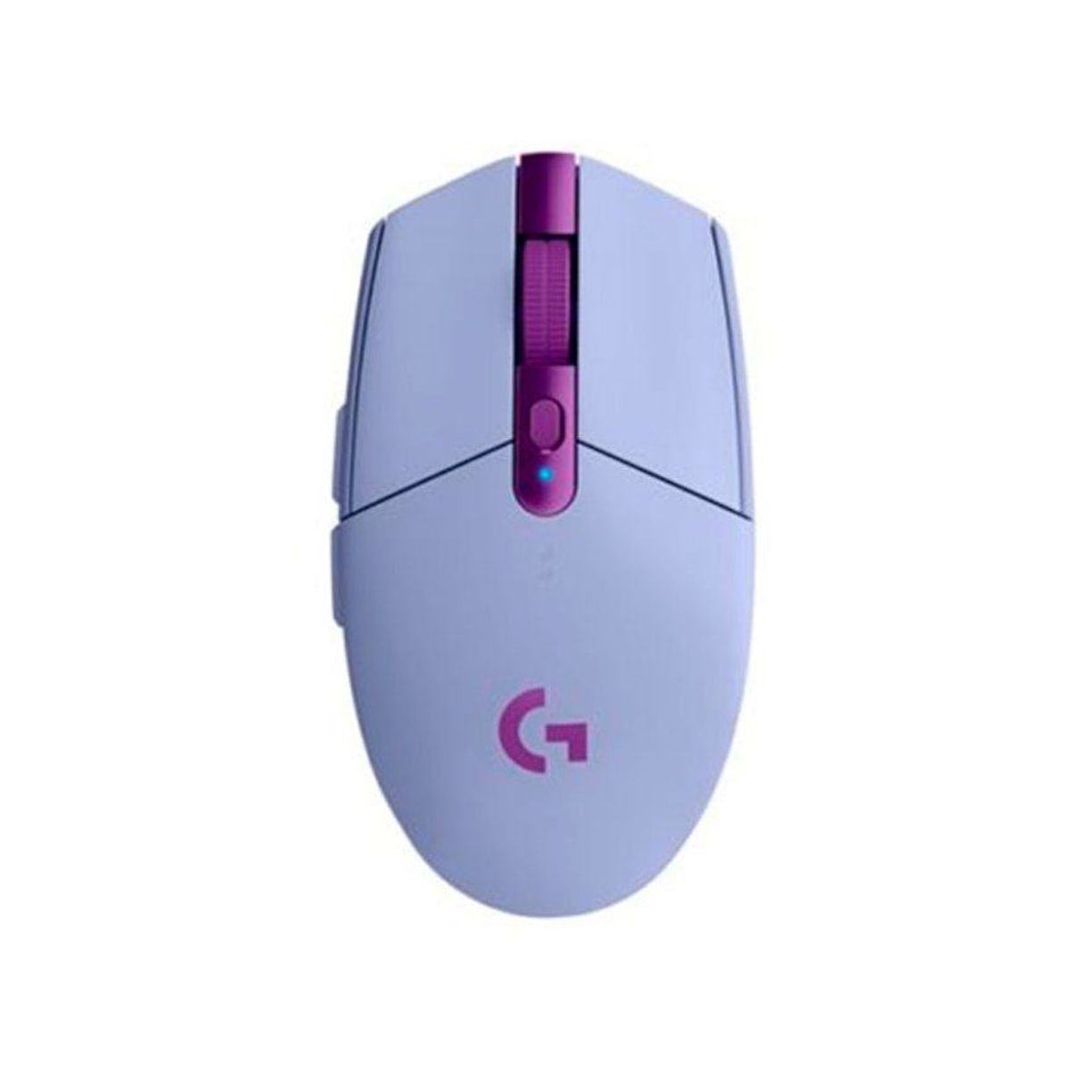 LOGITECH - Mouse gamer logitech g305 inalámbrico usb  12000 dpi púrpura