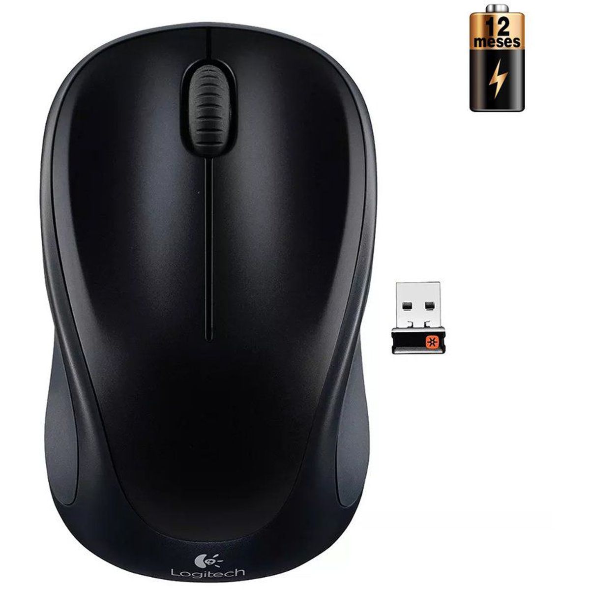 LOGITECH - Mouse logitech m317 optico wireless negro