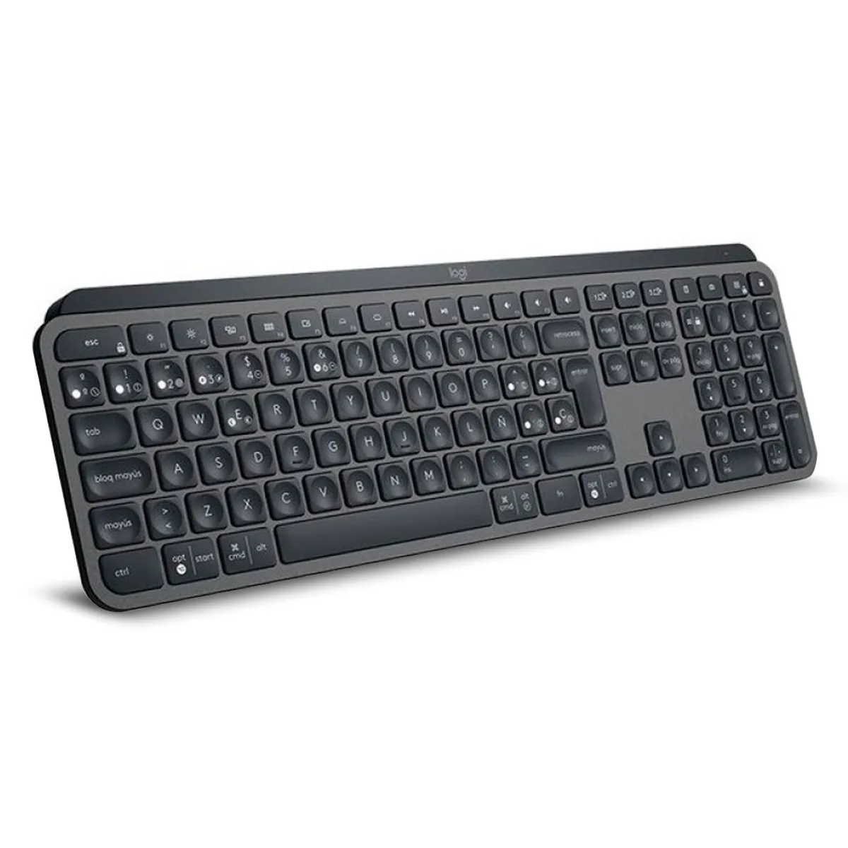LOGITECH - Teclado Logitech MX Keys S Inalámbrico Bluetooth Negro