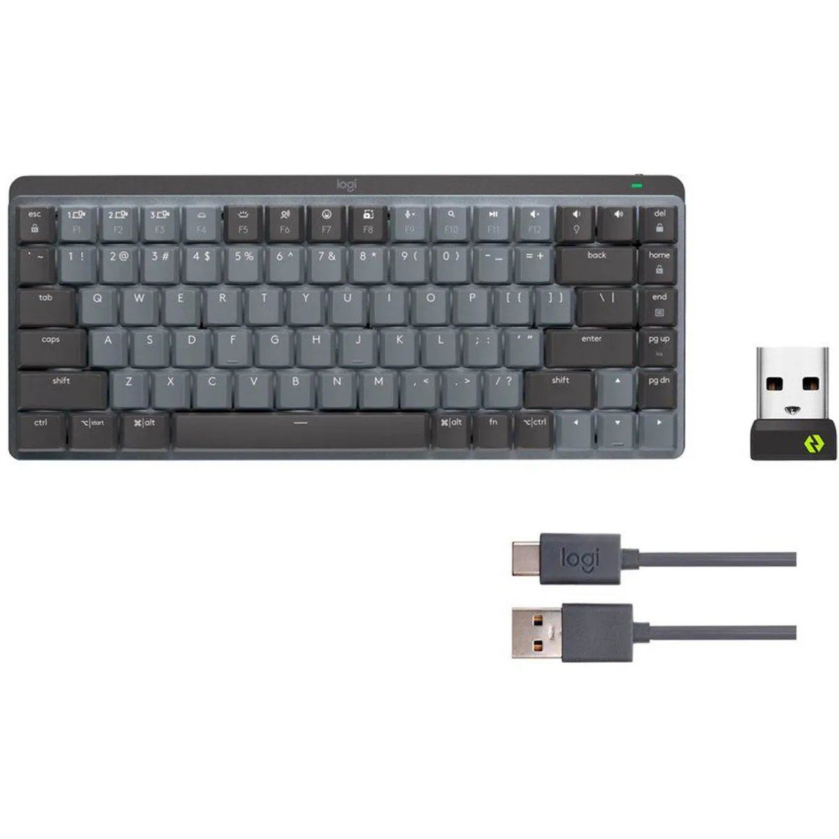 LOGITECH - Teclado Logitech MX Mechanical mini inalámbrico mecanico grafito