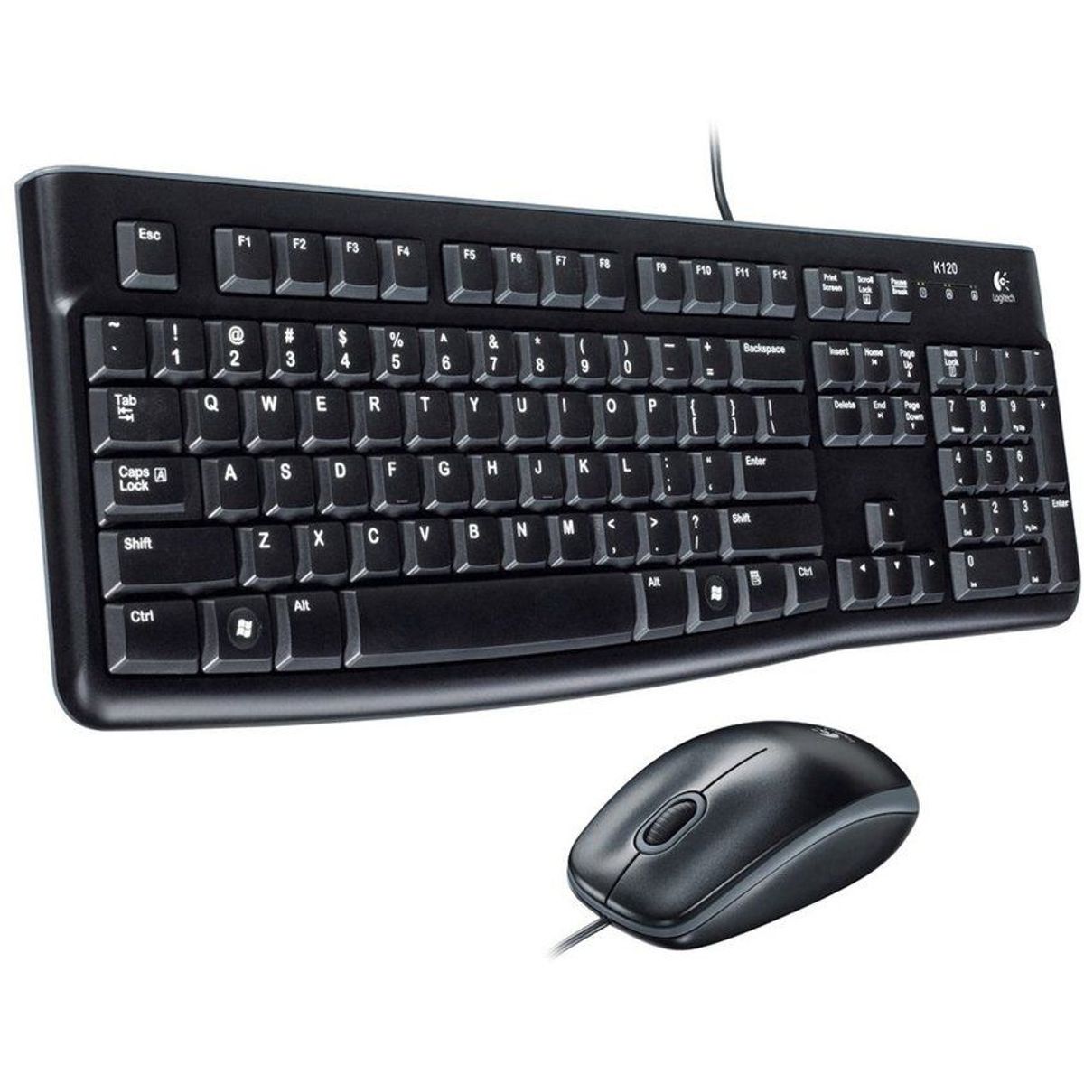 LOGITECH - Teclado  Mouse Logitech MK120 español - negro