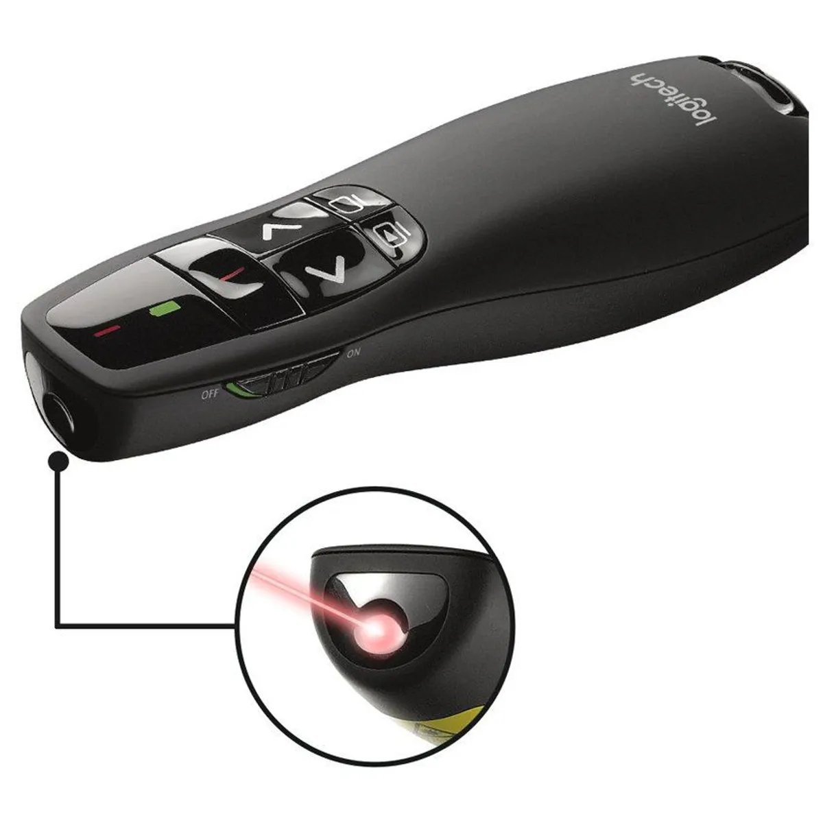 LOGITECH - Presentador Puntero Logitech R400 - negro