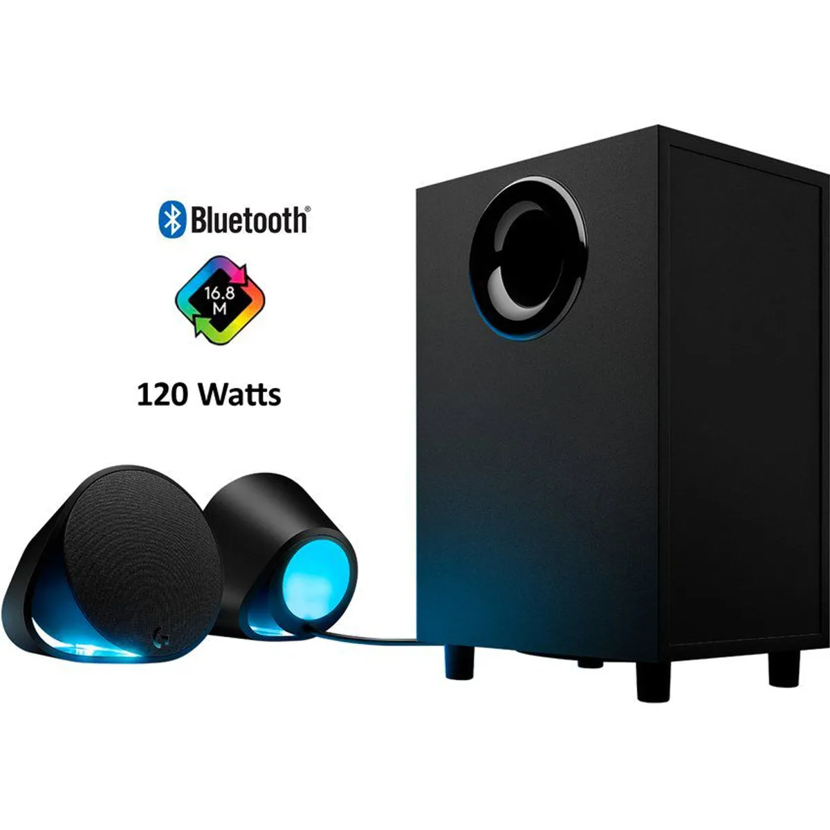 LOGITECH - Parlante Logitech Gamer G560 Bluetooth Inalámbrico 2.1 negro