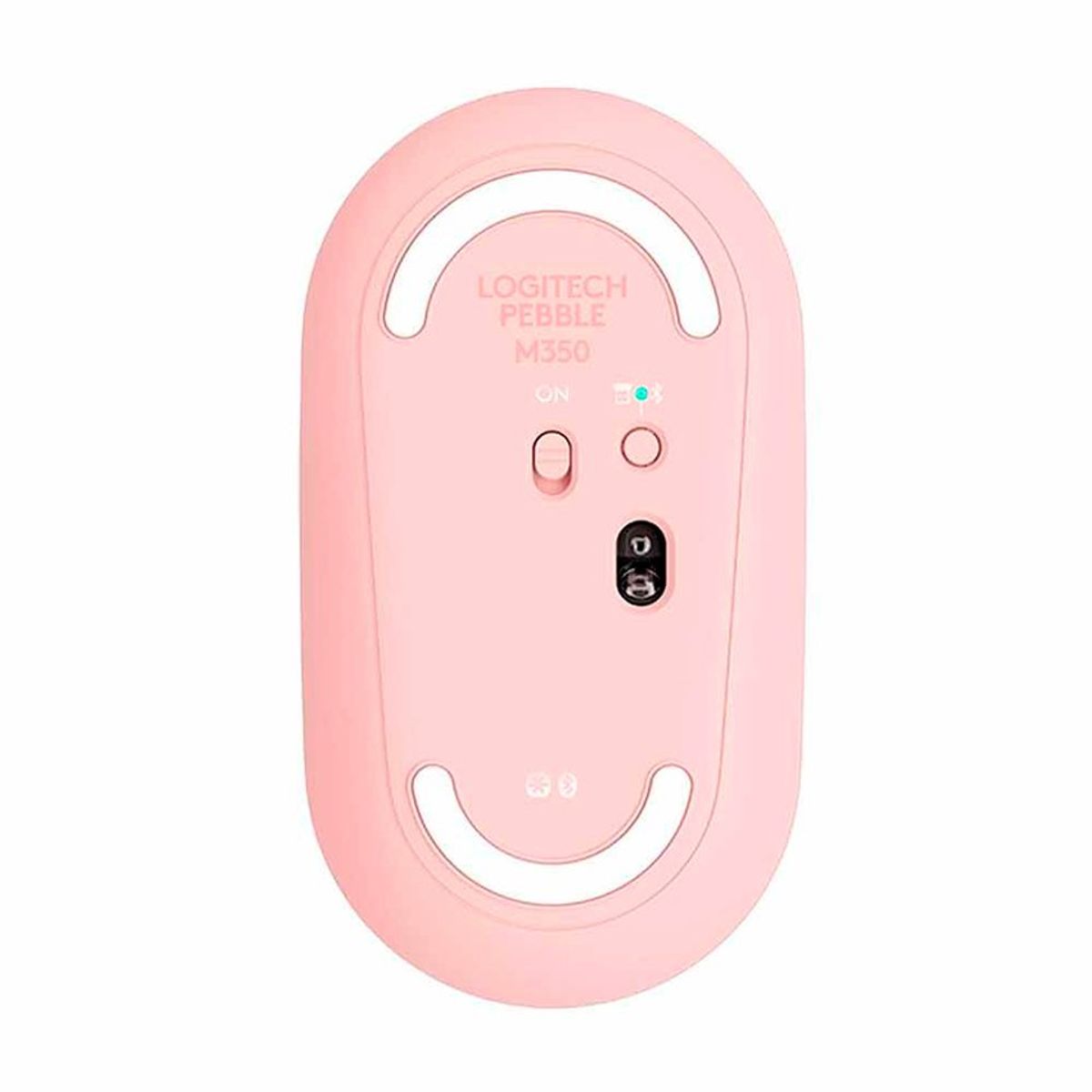 LOGITECH - Mouse Logitech M350 Inalámbrico Bluetooth - Rosa