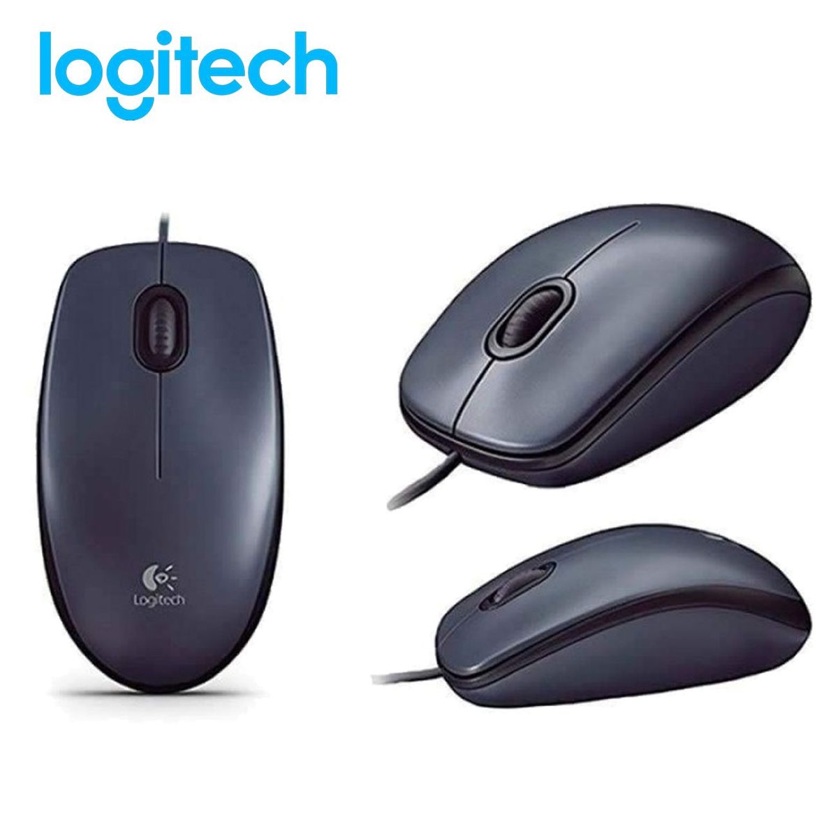 LOGITECH - Mouse Logitech M90 Cable Usb Black