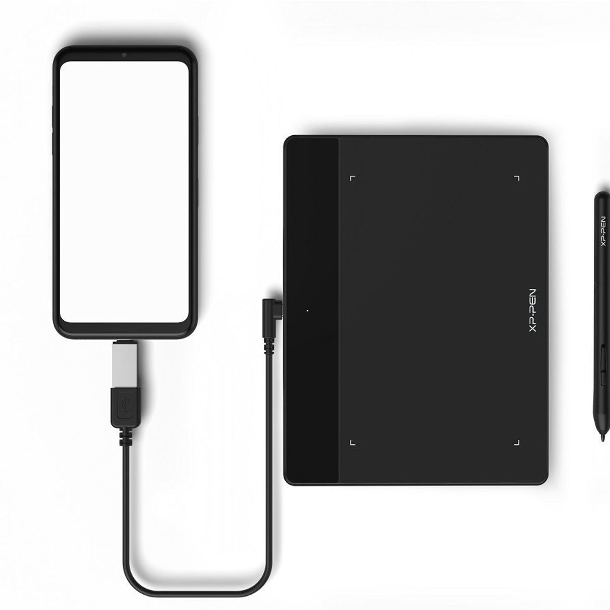 XP PEN - XP-PEN Deco Fun S Tableta Gráfica 6x4 Pulgadas  Color Negro