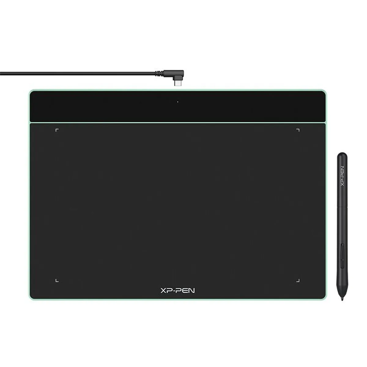 XP PEN - XP-PEN Deco Fun XS Tableta Gráfica 4x3 Pulgadas  Verde Manzana