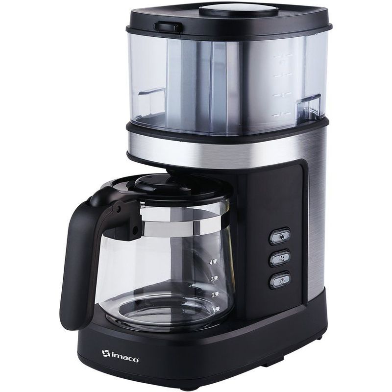 IMACO - Cafetera Moledora de Café para 4 Tazas ICMG4070 - Imaco
