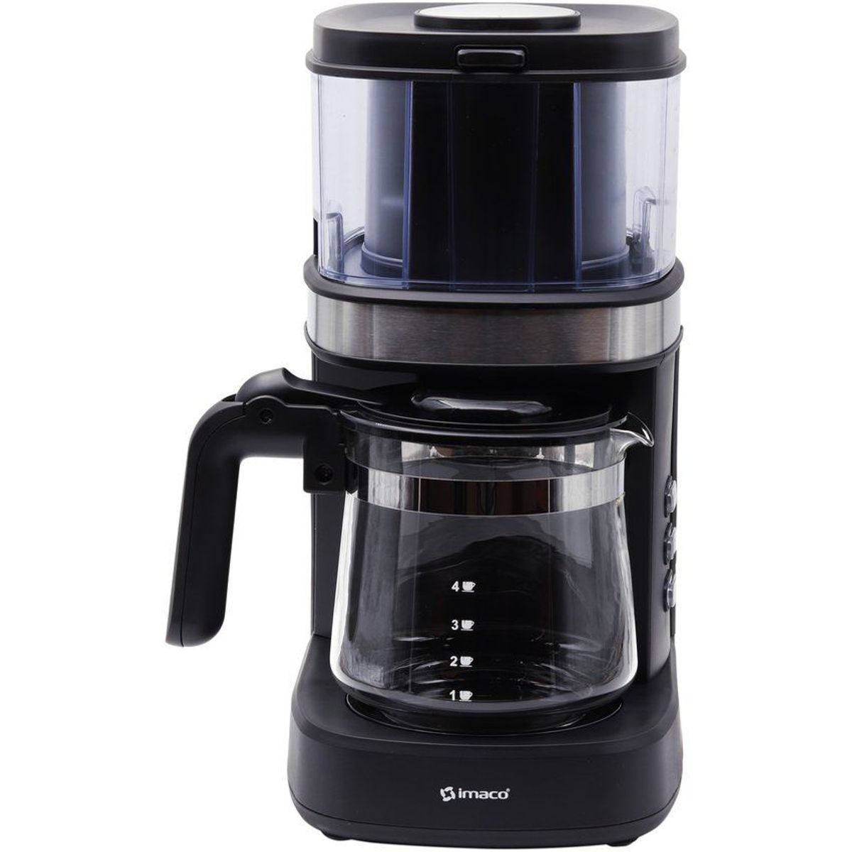 IMACO - Cafetera Moledora de Café para 4 Tazas ICMG4070 - Imaco