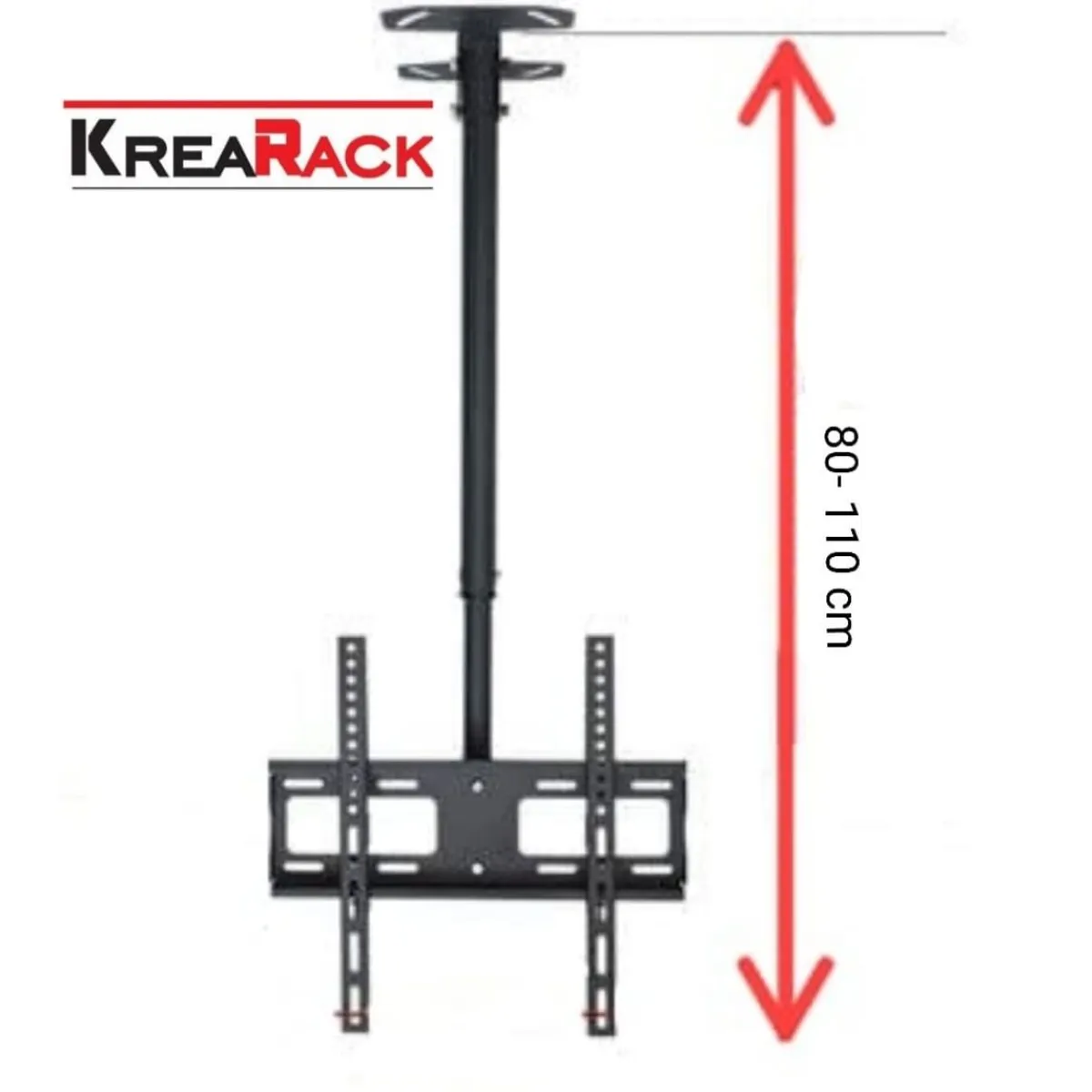 GENERICO - RACK DE TECHO IMPORTADO PARA TV 26 A 60" /NEGRO