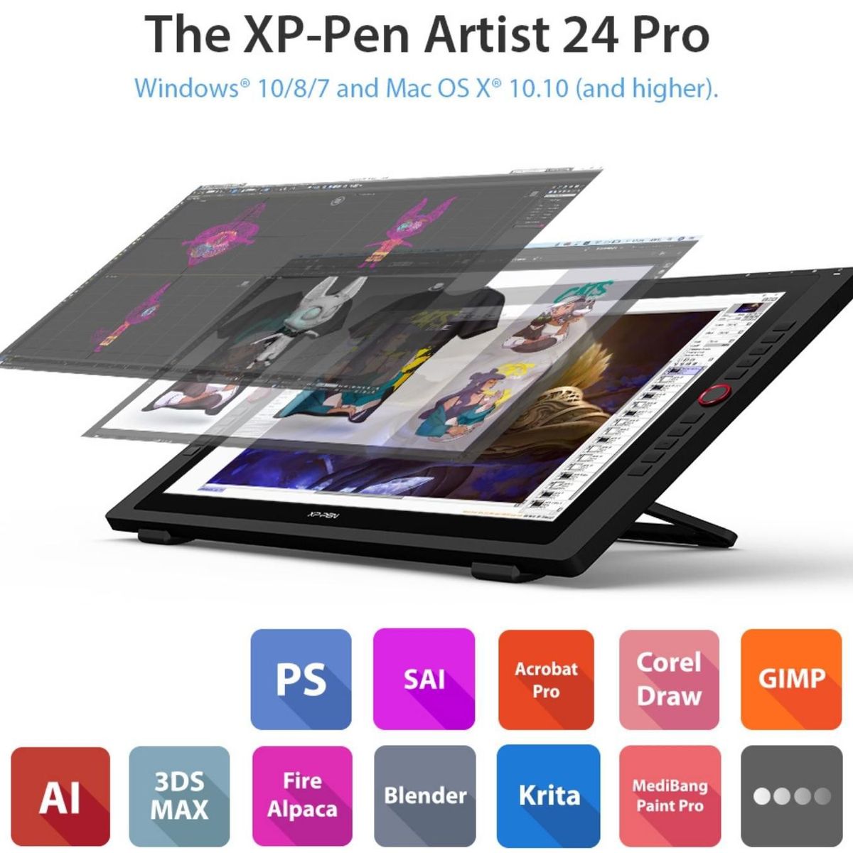 XP PEN - Pantalla Gráfica XP-Pen Artist 24 Pro 2K